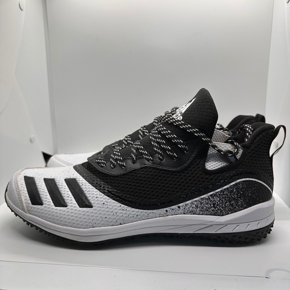 Adidas Icon V  Mens‎ Size 12 Black White Athletic Casual Training Shoes Sneakers - Picture 5 of 11